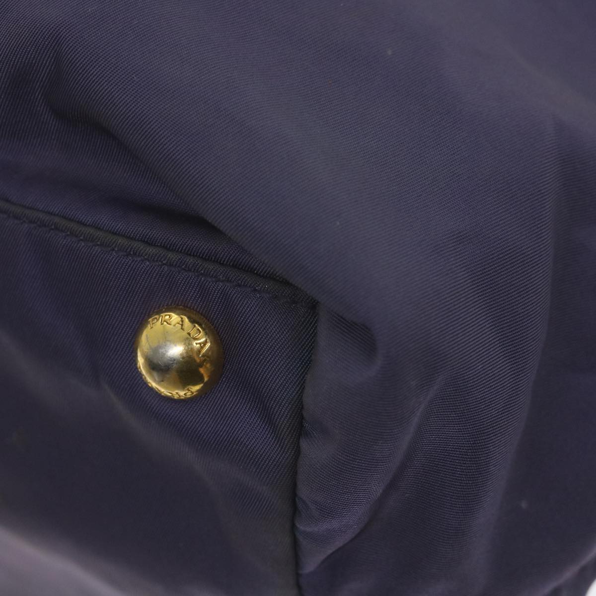 PRADA Hand Bag Nylon Purple Auth bs9971