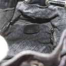 GUCCI Bamboo Shoulder Bag Nylon 2way Black Auth bs9976-20