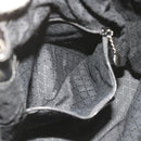 GUCCI Bamboo Shoulder Bag Nylon 2way Black Auth bs9976-23