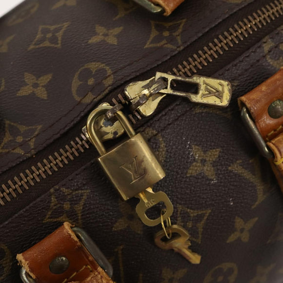 LOUIS VUITTON Monogram Keepall 45 Boston Bag M41428 LV Auth BSZ001