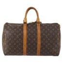 LOUIS VUITTON Monogram Keepall 45 Boston Bag M41428 LV Auth BSZ001-2