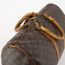 LOUIS VUITTON Monogram Keepall 45 Boston Bag M41428 LV Auth BSZ001-6