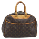LOUIS VUITTON Monogram Deauville Hand Bag M47270 LV Auth BSZ003-13
