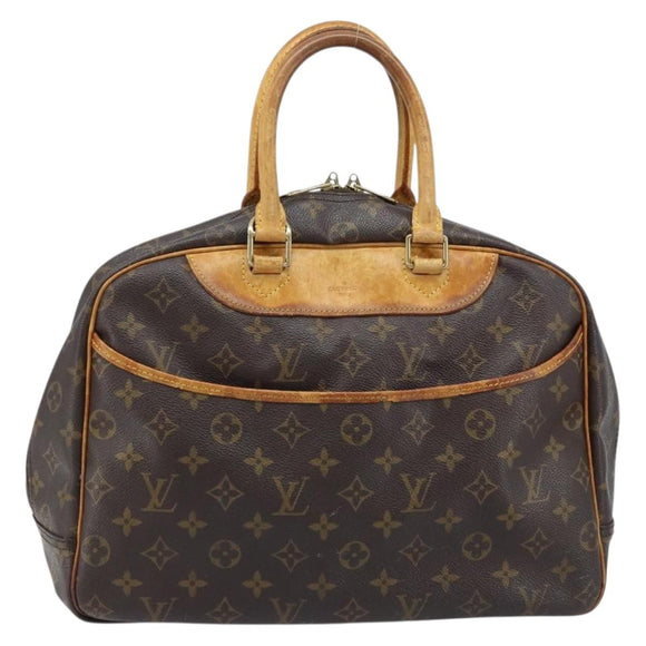 LOUIS VUITTON Monogram Deauville Hand Bag M47270 LV Auth BSZ003