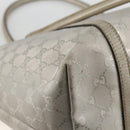 GUCCI GG Implementation Tote Bag PVC Silver 197953 Auth BSZ004-13