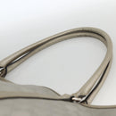 GUCCI GG Implementation Tote Bag PVC Silver 197953 Auth BSZ004-8