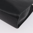 Christian Dior Shoulder Bag Leather Black Gold Auth BSZ005-13
