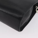 Christian Dior Shoulder Bag Leather Black Gold Auth BSZ005-15