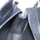 Christian Dior Shoulder Bag Leather Black Gold Auth BSZ005-18