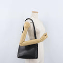 Christian Dior Shoulder Bag Leather Black Gold Auth BSZ005-19