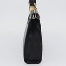 Christian Dior Shoulder Bag Leather Black Gold Auth BSZ005-3