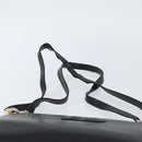 Christian Dior Shoulder Bag Leather Black Gold Auth BSZ005-8