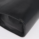 Christian Dior Shoulder Bag Leather Black Gold Auth BSZ005-9
