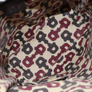 GUCCI GG Canvas Web Sherry Line Handtas Beige Goud 162898 Auth BSZ007-11