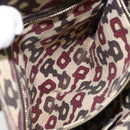 GUCCI GG Canvas Web Sherry Line Handtas Beige Goud 162898 Auth BSZ007-22