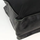 PRADA Tote Bag Nylon Black Silver Auth BSZ009-15