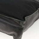 PRADA Tote Bag Nylon Black Silver Auth BSZ009-16