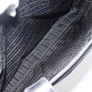 PRADA Tote Bag Nylon Black Silver Auth BSZ009-23
