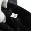 PRADA Tote Bag Nylon Black Silver Auth BSZ009-12