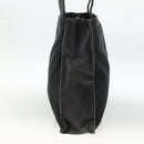 PRADA Tote Bag Nylon Black Silver Auth BSZ009-3