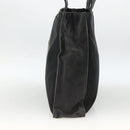 PRADA Tote Bag Nylon Black Silver Auth BSZ009-4