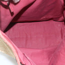 GUCCI GG Canvas Tote Bag Beige Silver 120836 Auth BSZ011-15