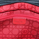 Christian Dior Lady Dior Shoulder Bag Nylon Black Gold Auth BSZ018-19