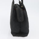 Christian Dior Lady Dior Shoulder Bag Nylon Black Gold Auth BSZ018-4