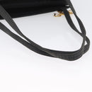 Christian Dior Lady Dior Shoulder Bag Nylon Black Gold Auth BSZ018-7