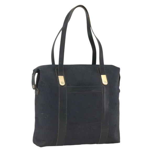 Christian Dior Honeycomb Canvas Boston Bag Navy Auth BSZ020