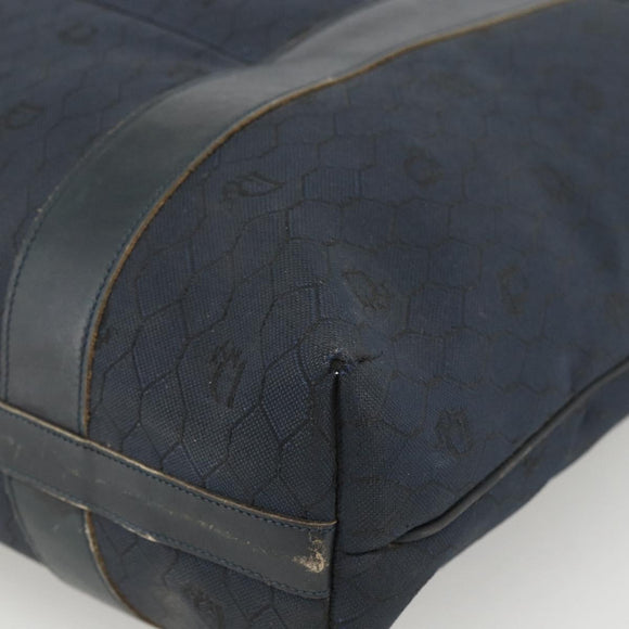Christian Dior Honeycomb Canvas Boston Bag Navy Auth BSZ020