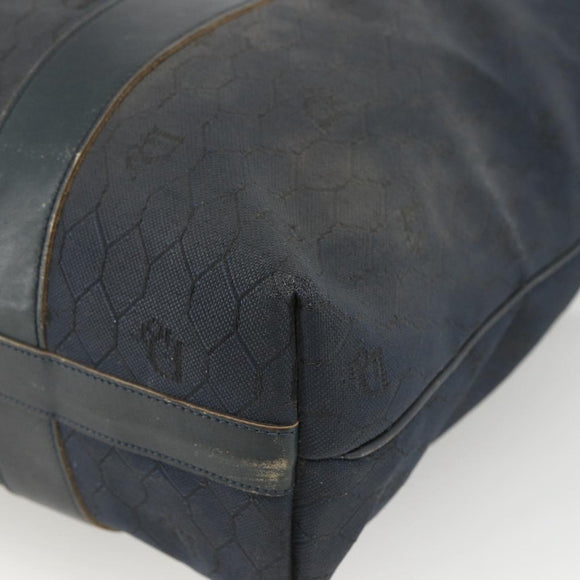 Christian Dior Honeycomb Canvas Boston Bag Navy Auth BSZ020