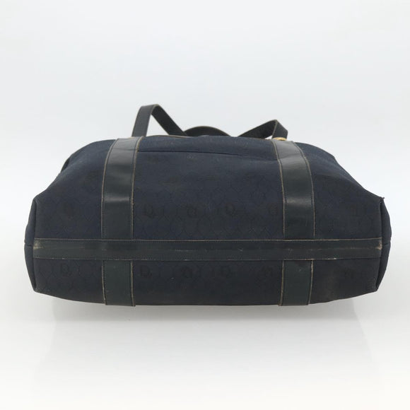 Christian Dior Honeycomb Canvas Boston Bag Navy Auth BSZ020