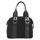 Christian Dior Tote Bag Nylon Black Silver Auth BSZ026V-13