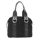 Christian Dior Tote Bag Nylon Black Silver Auth BSZ026V-2