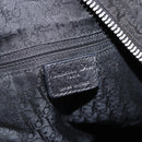 Christian Dior Tote Bag Nylon Black Silver Auth BSZ026V-6