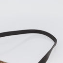 Christian Dior Trotter Canvas Shoulder Bag Brown Gold Auth BSZ029-8