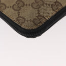 GUCCI GG Canvas Shoulder Bag Beige Silver 019 0349 Auth BSZ031A-12