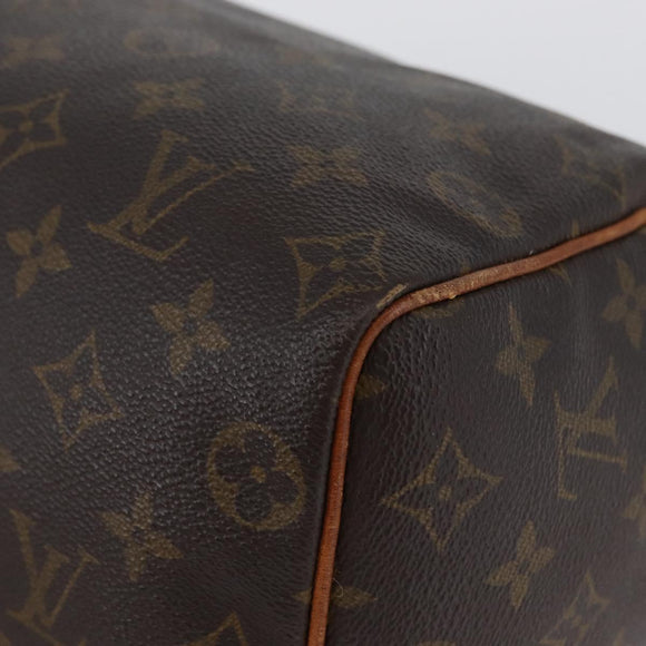 LOUIS VUITTON Monogram Speedy 25 Hand Bag M41528 LV Auth BSZ041