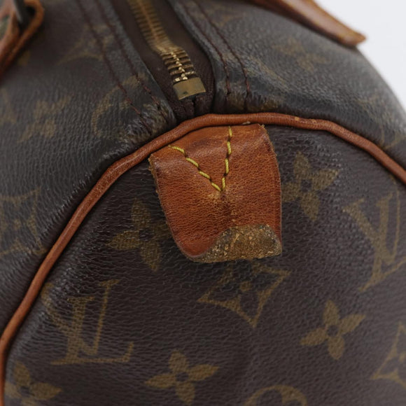 LOUIS VUITTON Monogram Speedy 25 Handtas M41528 LV Auth BSZ041