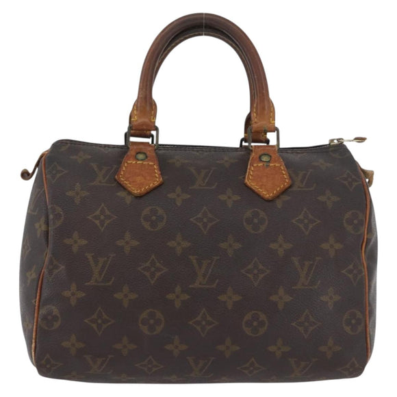 LOUIS VUITTON Monogram Speedy 25 Handtas M41528 LV Auth BSZ041