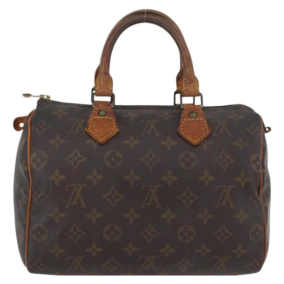 LOUIS VUITTON Monogram Speedy 25 Handtas M41528 LV Auth BSZ041