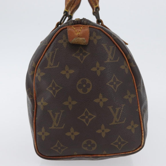 LOUIS VUITTON Monogram Speedy 25 Hand Bag M41528 LV Auth BSZ041