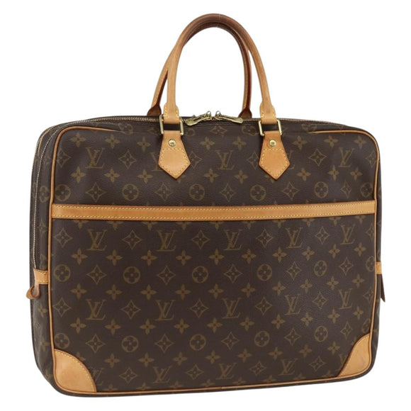 LOUIS VUITTON Porte Documents Voyage 2 Compartments Briefcase M53362 Auth BSZ043
