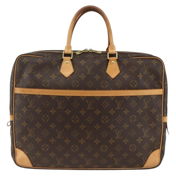 LOUIS VUITTON Porte Documents Voyage 2 Compartments Briefcase M53362 Auth BSZ043