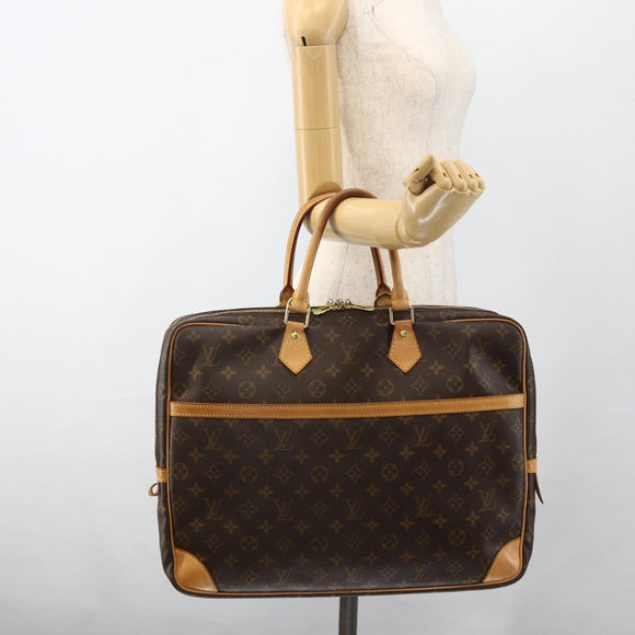 LOUIS VUITTON Porte Documents Voyage 2 Compartments Briefcase M53362 Auth BSZ043