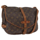 LOUIS VUITTON Monogram Saumur 30 Shoulder Bag M42256 LV Auth BSZ049-1