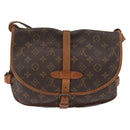 LOUIS VUITTON Monogram Saumur 30 Shoulder Bag M42256 LV Auth BSZ049-2