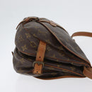 LOUIS VUITTON Monogram Saumur 30 Shoulder Bag M42256 LV Auth BSZ049-3