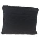 PRADA Shoulder Bag Nylon Black Silver Auth BSZ052-2